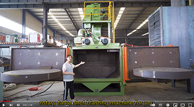 What is Rotary Table Shot Blasting Machine? | Double Table Shot Blasting Machine | Qinggong Machinery