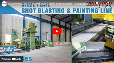 Steel Preservation Line | Steel Plate Blasting and Pinting Line | Shot Blasting and Priming Line
