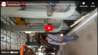 Automatic Shot Blasting And Priming Line Qinggonng Machinery