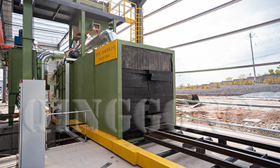 About shot blasting machine installation