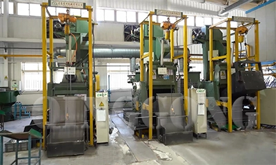 What should attention when use tumbel belt shot blasting machine