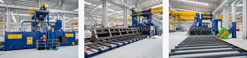 STEEL STRUCTURE SHOT BLASTING MACHINE 111