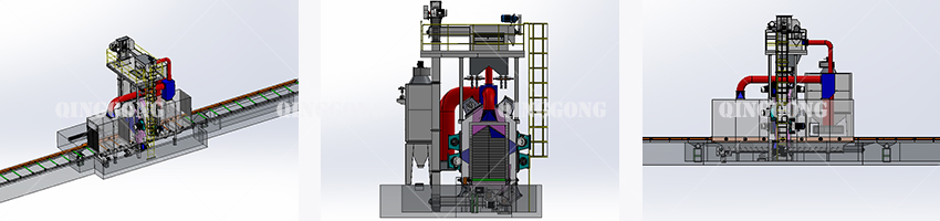 h beam shot blasting machine 1