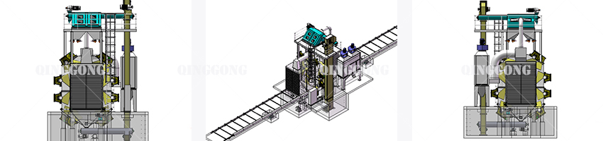 h beam shot blasting machine 2