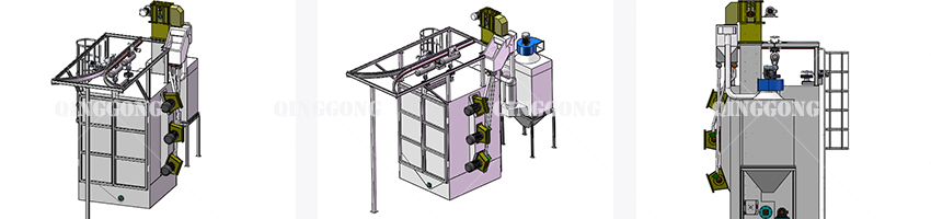 double hook shot blasting machine 2