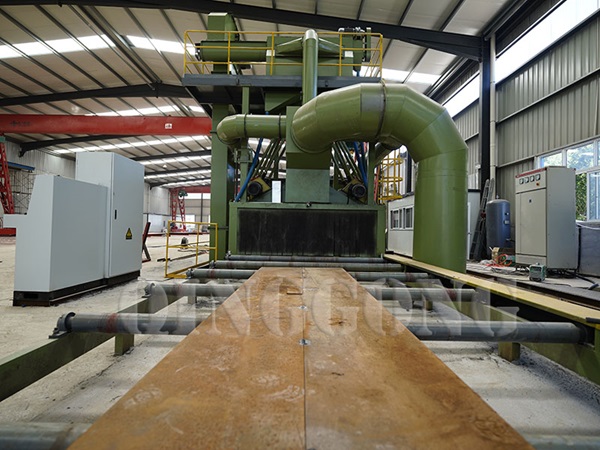 steel sheet shot blasting machine steel sheet shot blasting machine