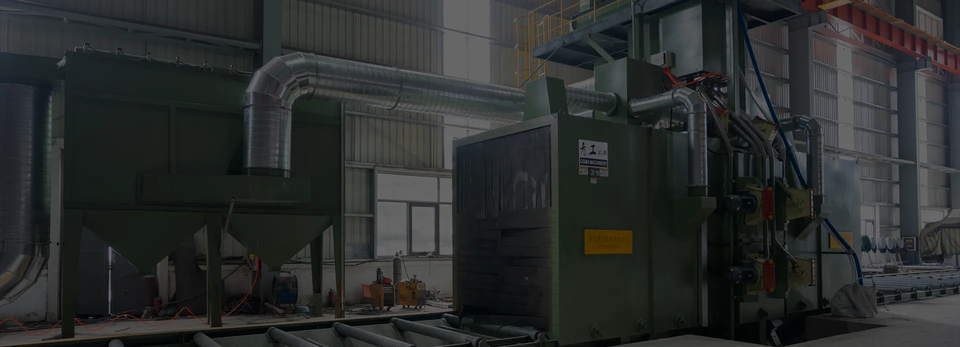 Mesh Belt Shot Blasting Machine