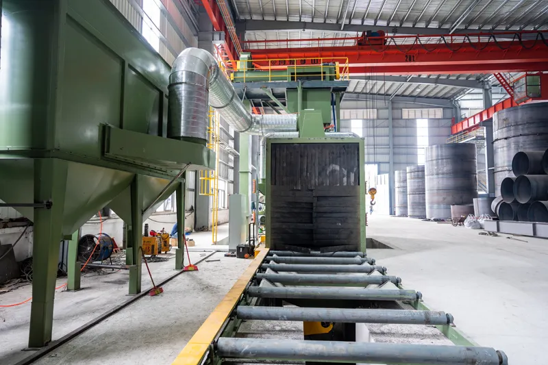 Heavy-Duty Roller Conveyor Shot Blasting Machine Exported to Turkey for H-Beam & Steel Structure Treatment