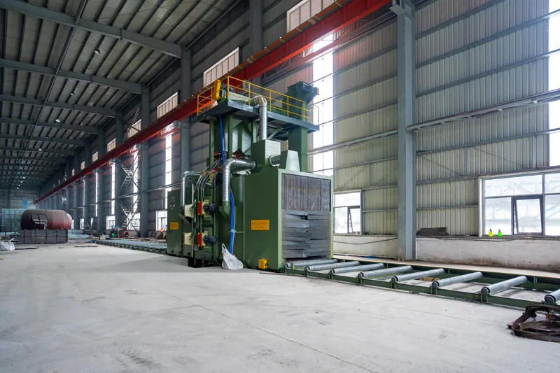 Heavy-Duty Roller Conveyor Shot Blasting Machine Exported to Turkey for H-Beam & Steel Structure Treatment