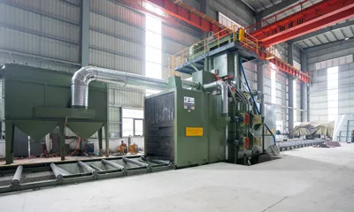 Heavy-Duty Roller Conveyor Shot Blasting Machine Exported to Turkey for H-Beam & Steel Structure Treatment