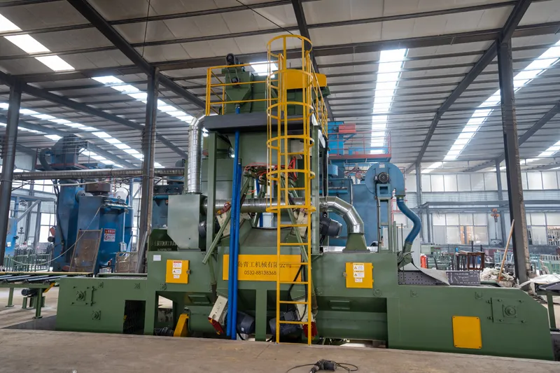 Mesh Belt Shot Blasting Machine for Leaf Springs Mesh Belt Shot Blasting Machine for Leaf Springs