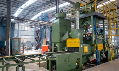 Mesh Belt Shot Blasting Machine for Leaf Springs