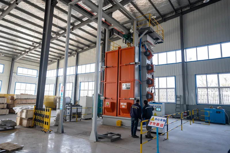 QGMA Hook Type Shot Blasting Machine Delivered to the UK for Pressure Vessel Surface Preparation QGMA Hook Type Shot Blasting Machine Delivered to the UK for Pressure Vessel Surface Preparation