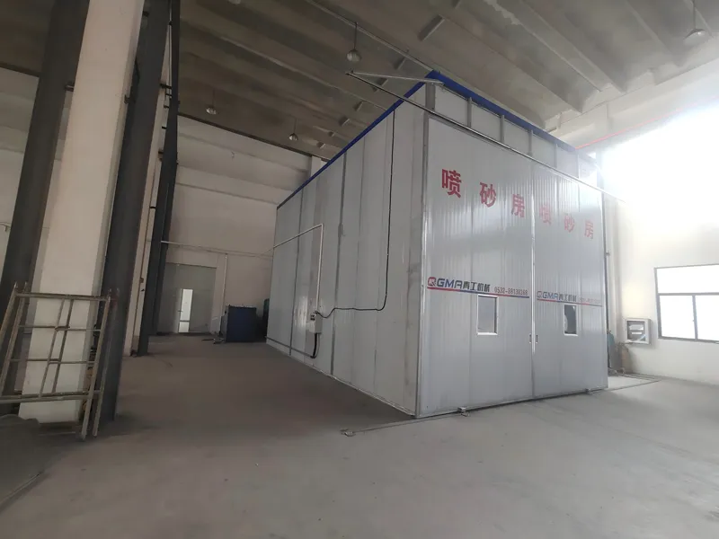 Sandblasting Room 7 m×4 m×3 m Sandblasting Room 7 m×4 m×3 m