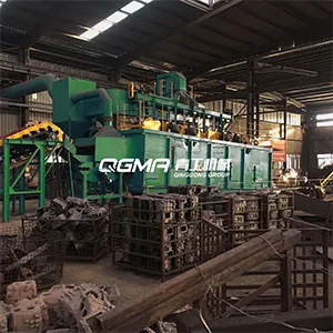 Continuous Rocker Barrel Shot Blasting Machine